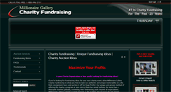 Desktop Screenshot of charity.millionairegallery.com